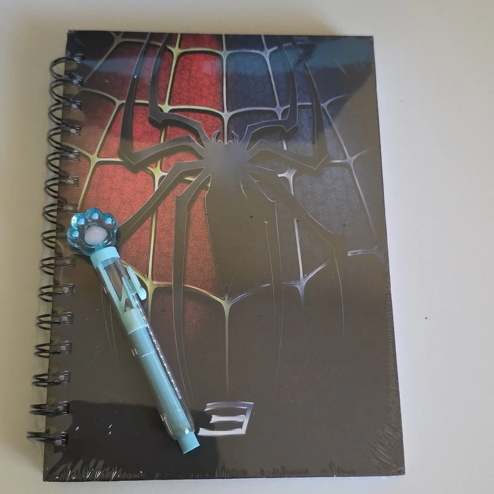 Spiderman Notebook Journal and Paw Eraser Pack